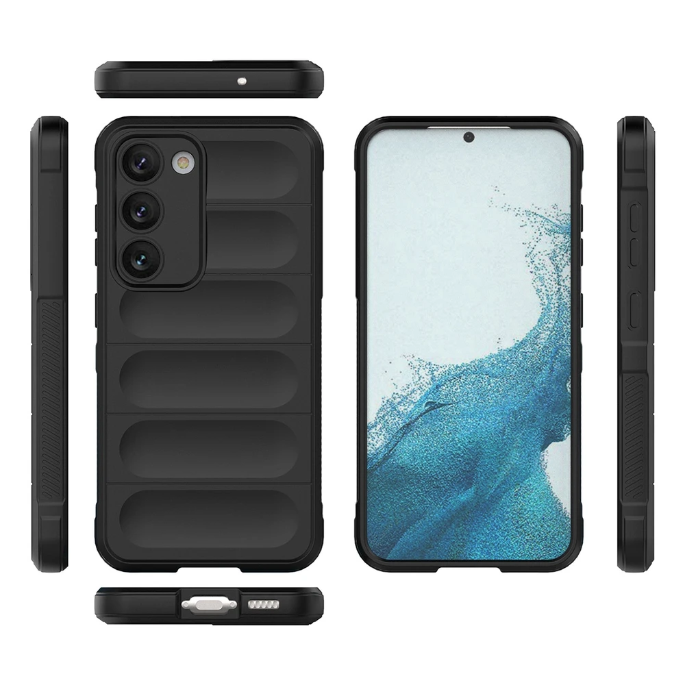 Hurtel Magic Shield dėklas skirtas Samsung Galaxy S23 +, juodas