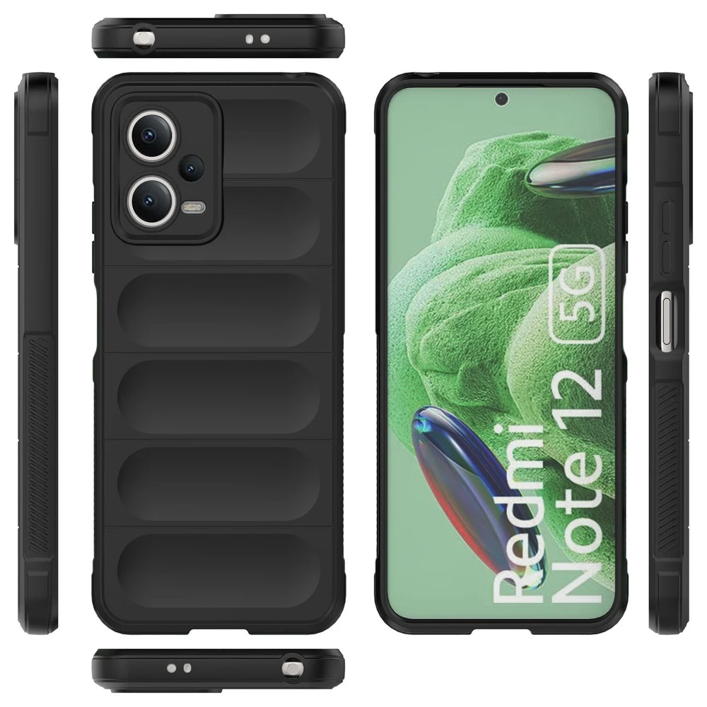 Hurtel Magic Shield Xiaomi Redmi Note 12 5G / Poco X5 5G Flexible Armor dėklas telefonui juodos spalvos
