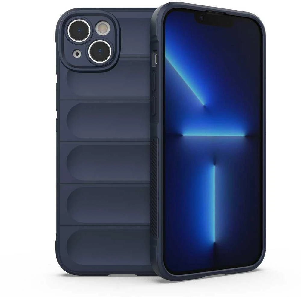 Hurtel Magic Shield dėklas skirtas iPhone 14 Plus, tamsiai mėlynas