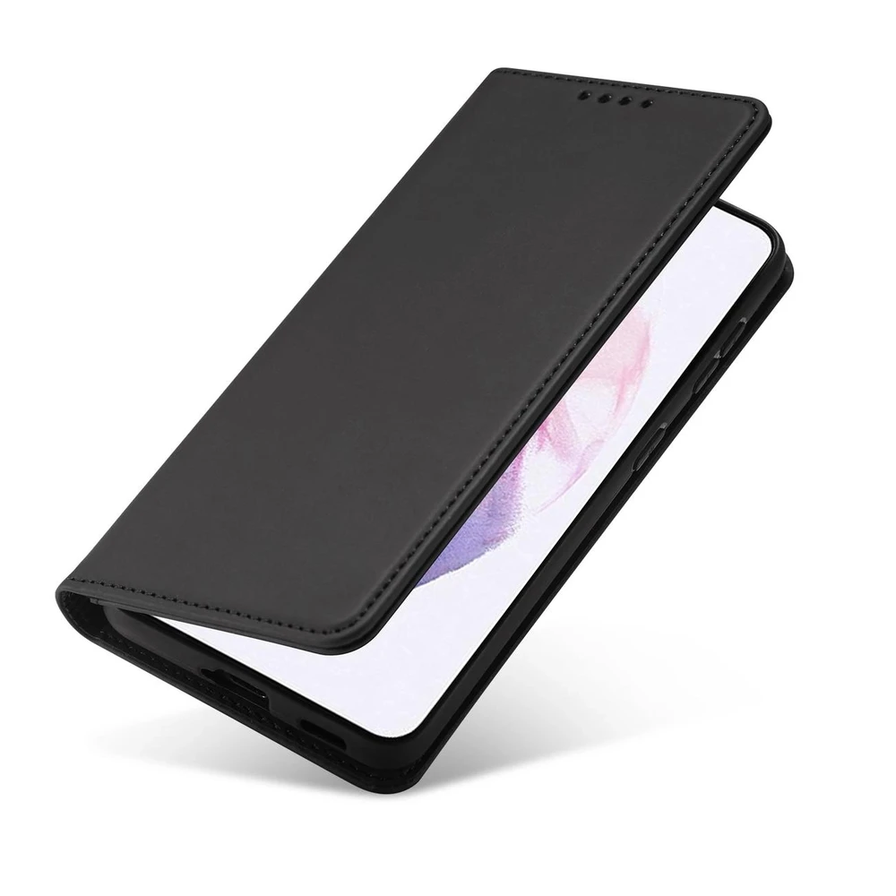 Hurtel Magnet Card dėklas skirtas Samsung Galaxy S22 + (S22 Plus), juodas