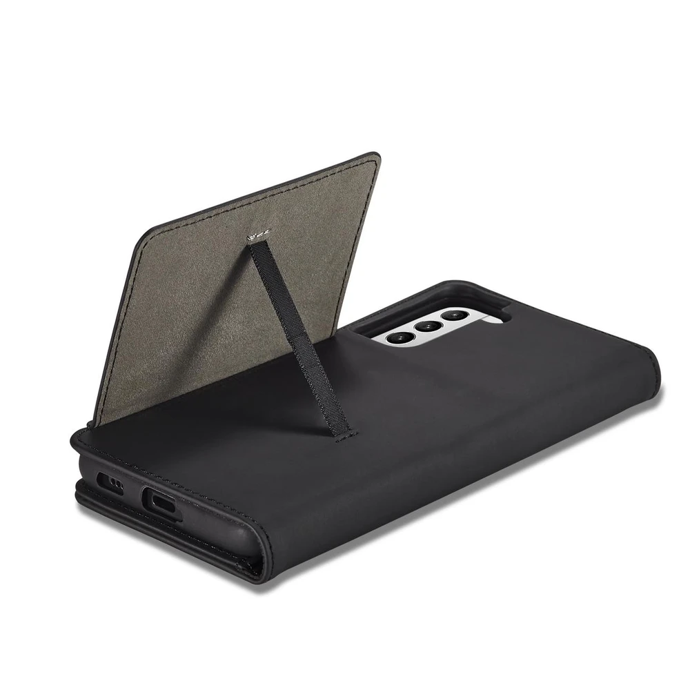 Hurtel Magnet Card dėklas skirtas Samsung Galaxy S22 + (S22 Plus), juodas