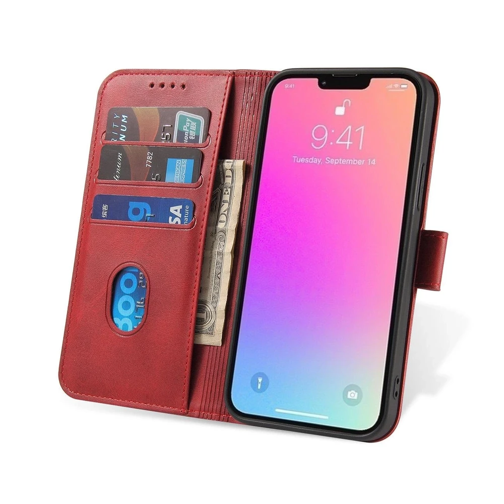 Hurtel Magnet Case Samsung Galaxy S25 Plus dėklas telefonui raudonos spalvos