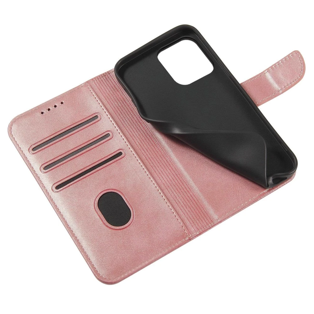 Hurtel Magnet Case Samsung Galaxy S24 FE dėklas telefonui rožinės spalvos