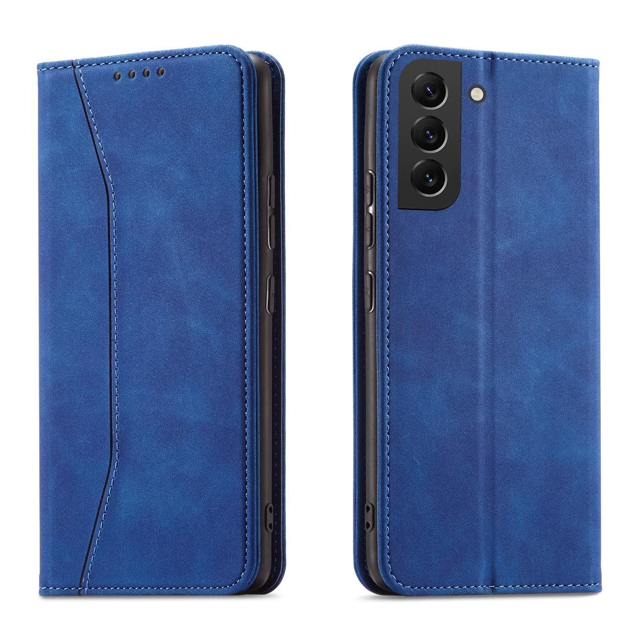 Hurtel Magnet Fancy dėklas, skirtas Samsung Galaxy S23+, mėlynas
