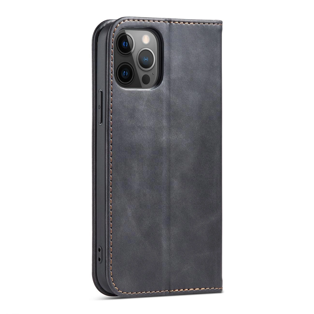 Hurtel Magnet Fancy dėklas, skirtas iPhone 12 Pro Max, juodas