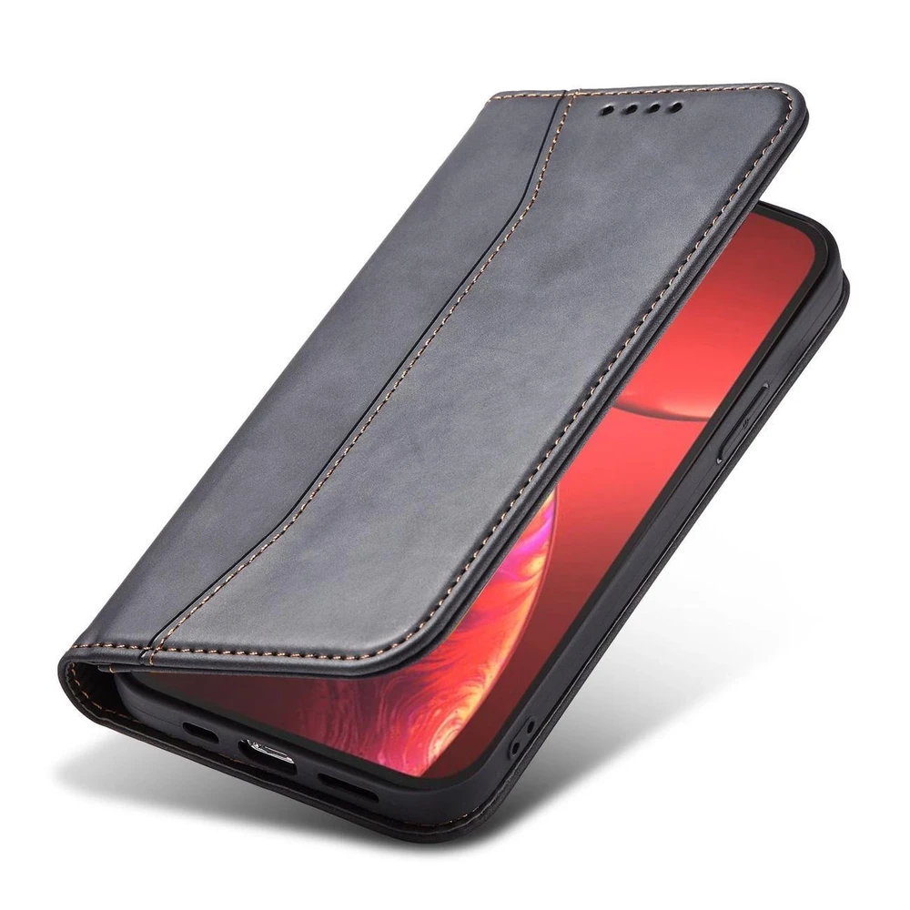Hurtel Magnet Fancy dėklas, skirtas iPhone 14 Pro Max, juodas