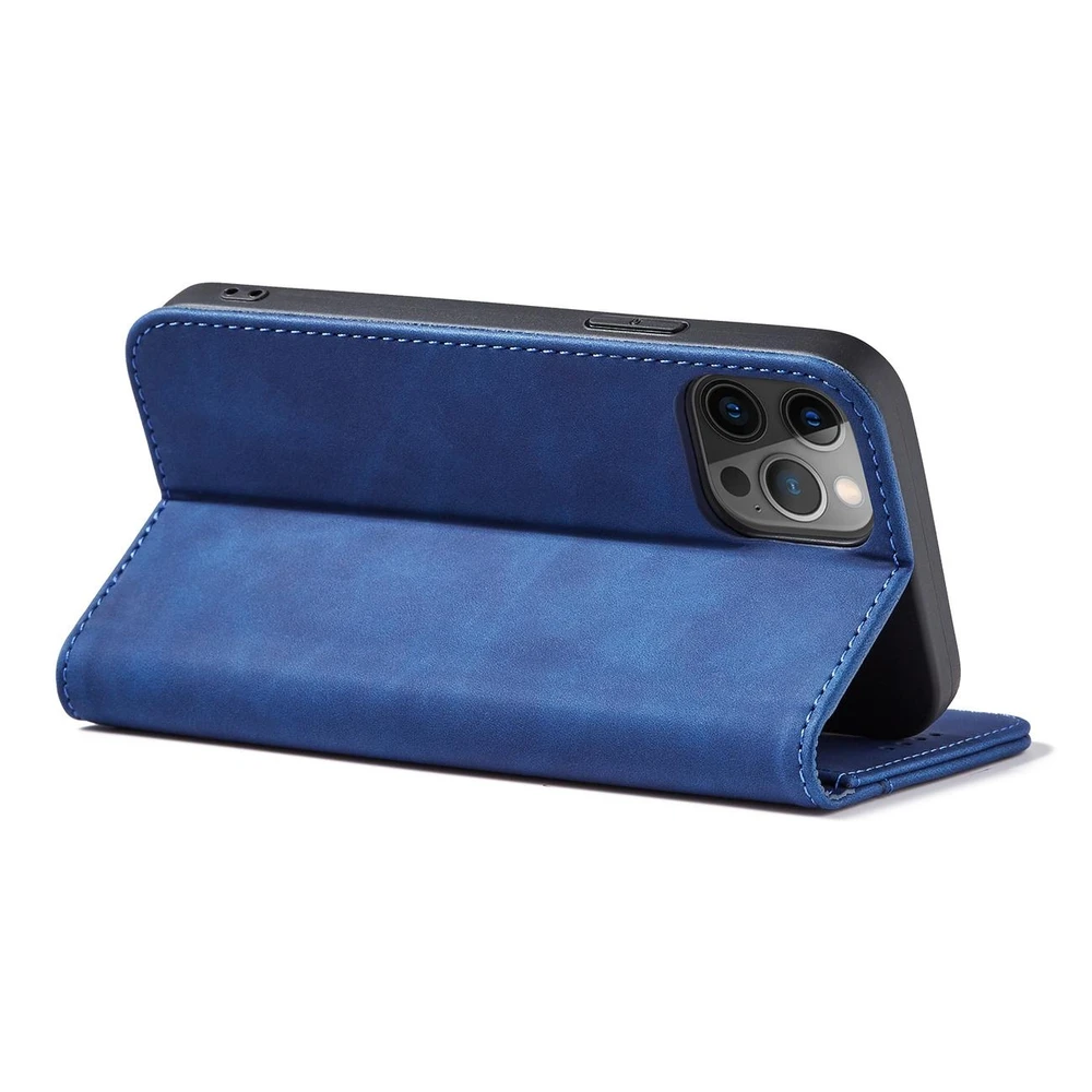 Hurtel Magnet Fancy dėklas, skirtas iPhone 12 Pro Max, mėlynas