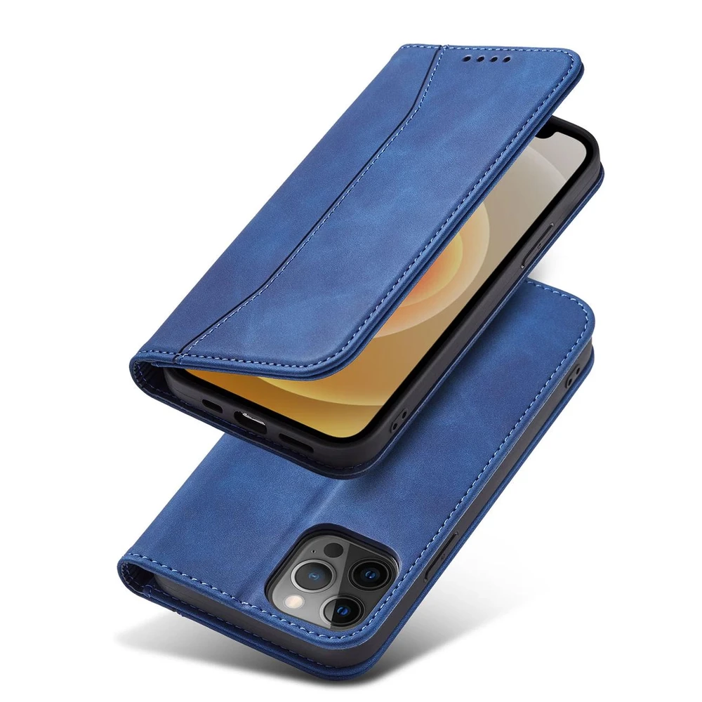 Hurtel Magnet Fancy dėklas, skirtas iPhone 12 Pro Max, mėlynas
