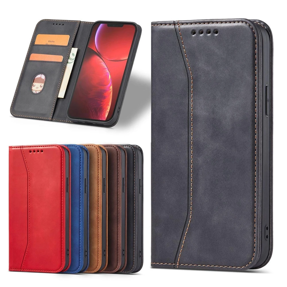 Hurtel Magnet Fancy dėklas, skirtas iPhone 14 Pro Max, juodas