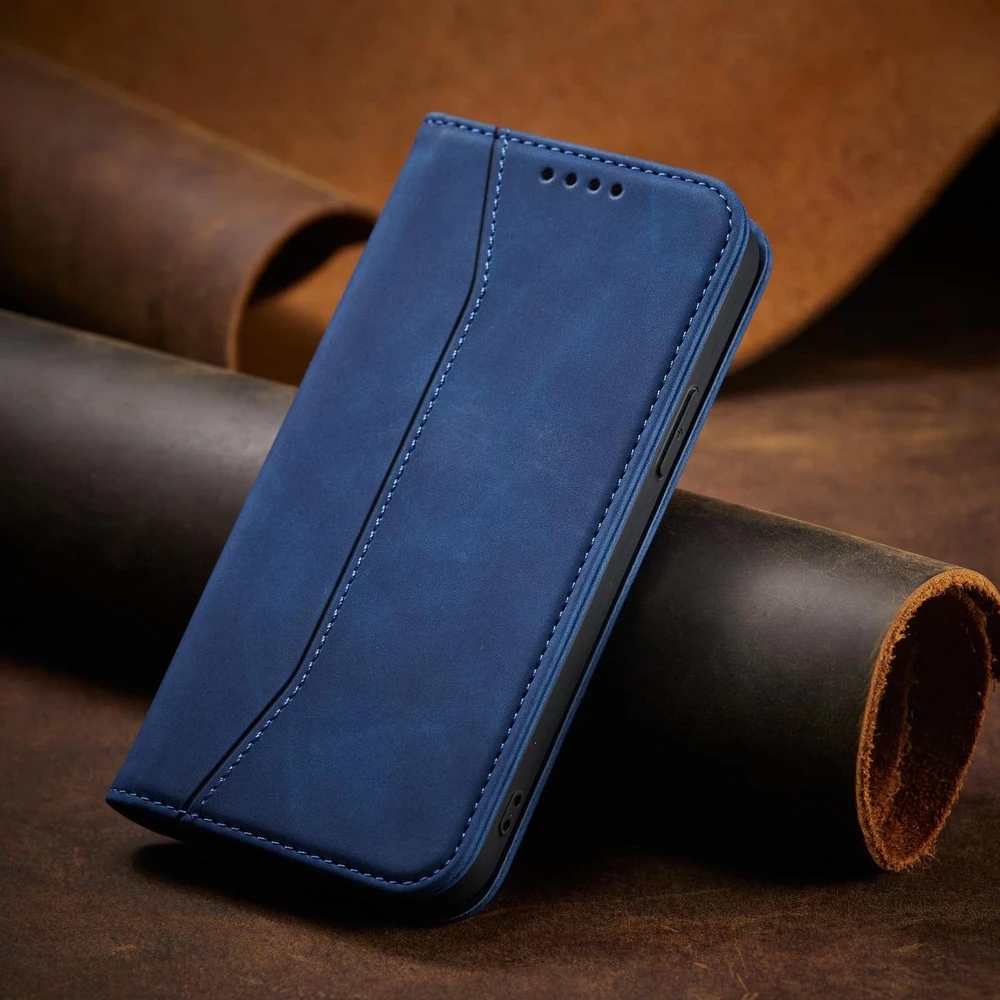 Hurtel Magnet Fancy dėklas, skirtas iPhone 14 Pro Max, mėlynas
