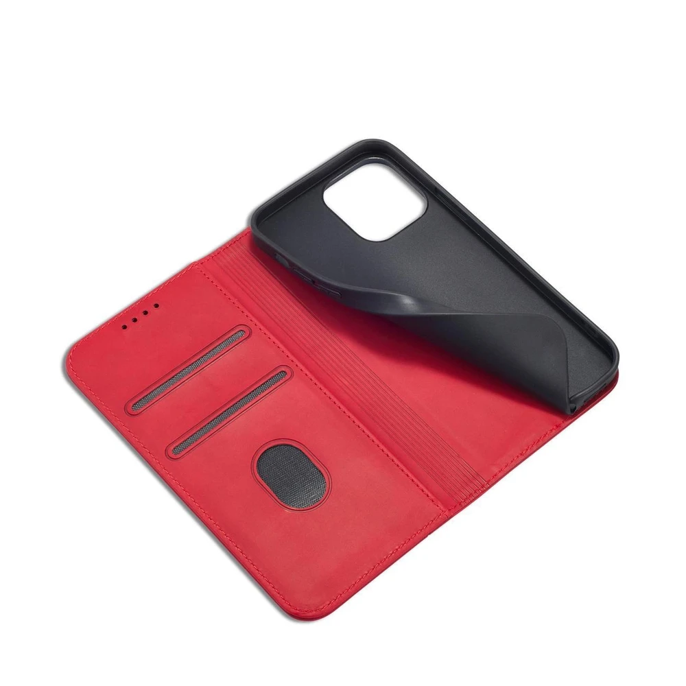 Hurtel Magnet Fancy dėklas, skirtas iPhone 14 Pro Max, raudonas