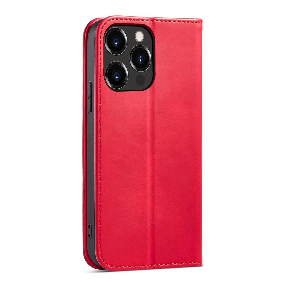 Hurtel Magnet Fancy dėklas, skirtas iPhone 14 Pro Max, raudonas