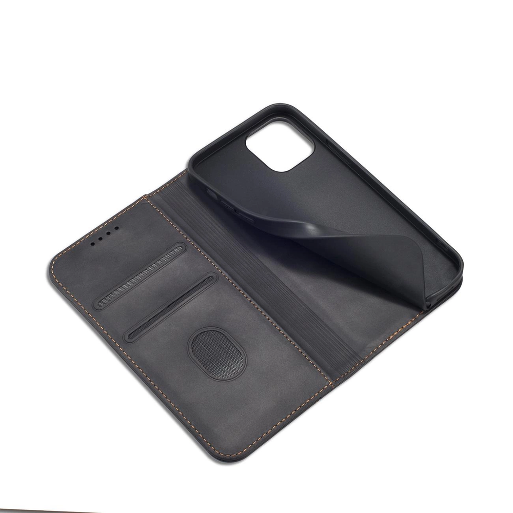 Hurtel Magnet Fancy dėklas, skirtas iPhone 12 Pro Max, juodas