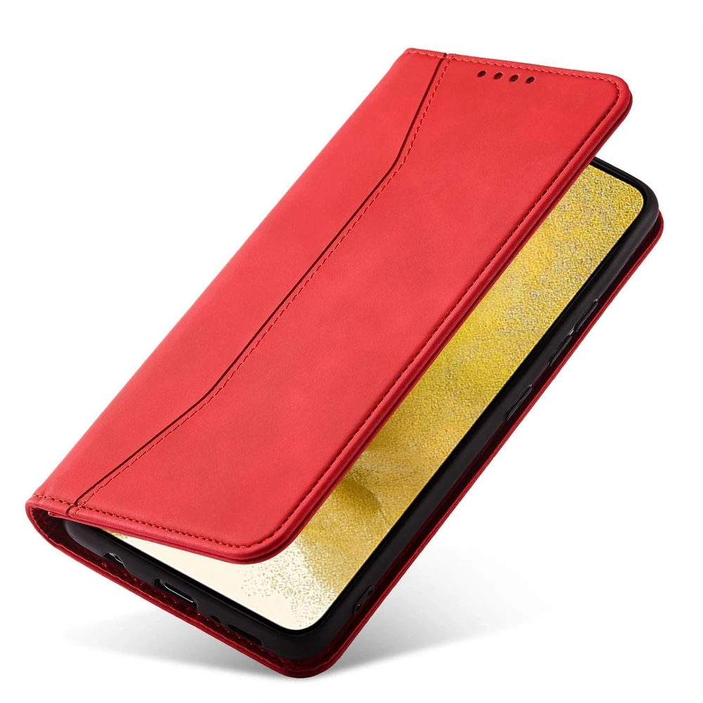 Hurtel Magnet Fancy dėklas, skirtas Samsung Galaxy S23+, raudonas