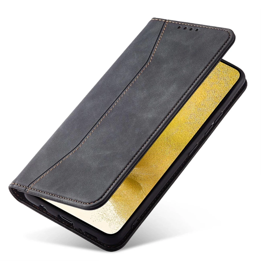Hurtel Magnet Fancy dėklas, skirtas Samsung Galaxy S23+, juodas