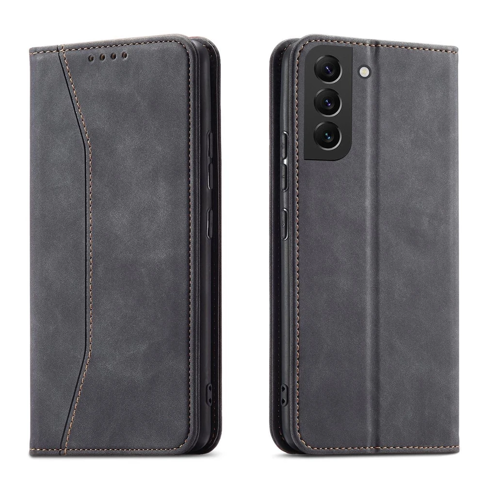 Hurtel Magnet Fancy dėklas, skirtas Samsung Galaxy S23+, juodas