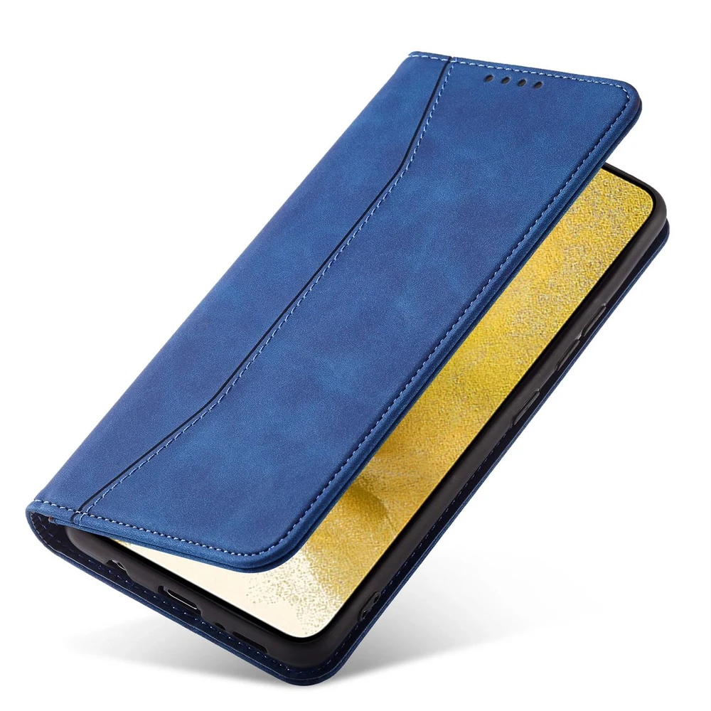 Hurtel Magnet Fancy dėklas, skirtas Samsung Galaxy S22 + (S22 Plus), mėlynas