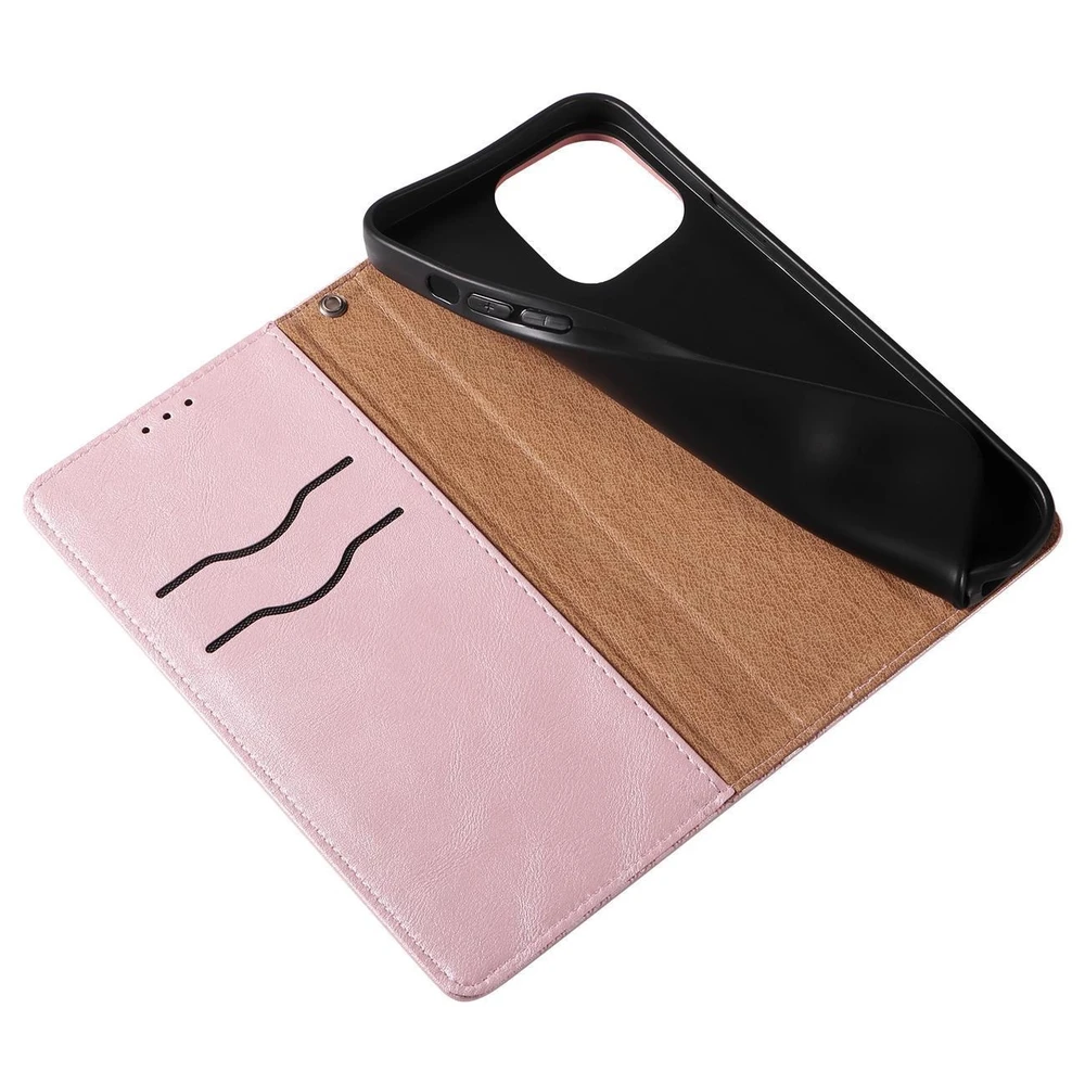 Hurtel Magnet Strap dėklas su dirželiu skirtas iPhone 14 Pro Max, rožinis