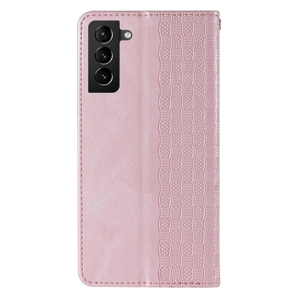 Hurtel Magnet Strap dėklas su dirželiu skirtas Samsung Galaxy S22 + (S22 Plus), rožinis
