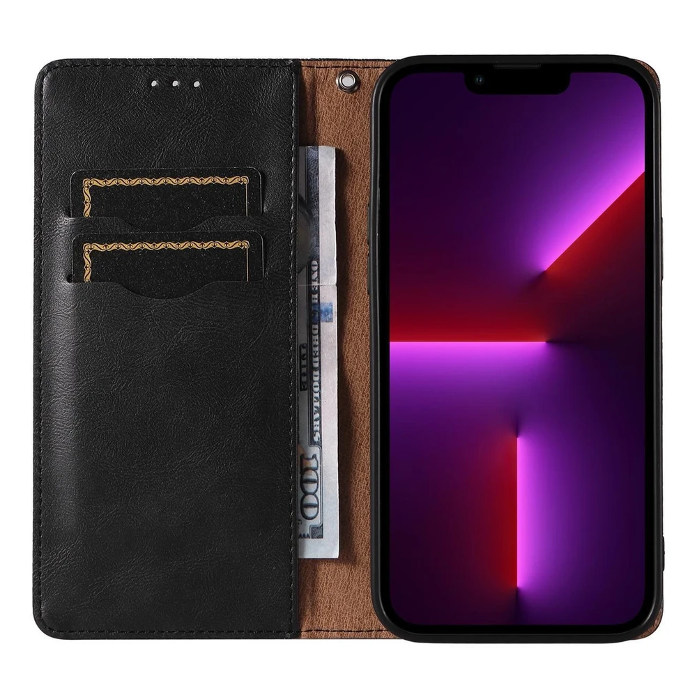 Hurtel Magnet Strap dėklas su dirželiu skirtas iPhone 14 Pro Max, juodas