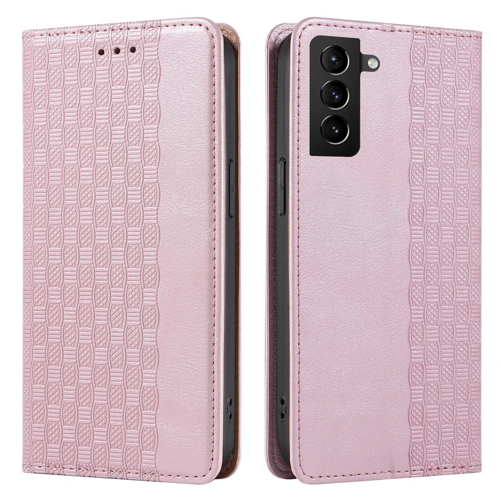 Hurtel Magnet Strap dėklas su dirželiu skirtas Samsung Galaxy S22 + (S22 Plus), rožinis