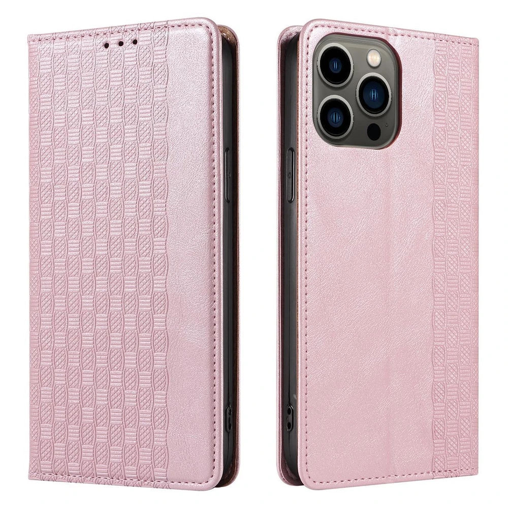 Hurtel Magnet Strap dėklas su dirželiu skirtas iPhone 13 Pro Max, rožinis