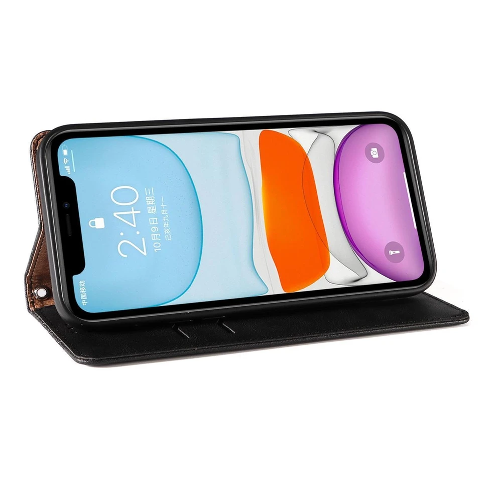 Hurtel Magnet Strap dėklas su dirželiu skirtas iPhone 13 mini, juodas