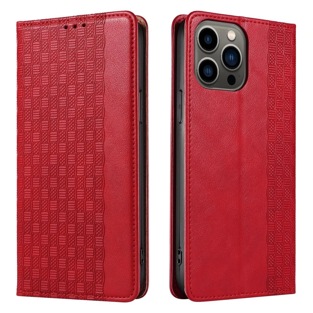Hurtel Magnet Strap dėklas su dirželiu skirtas iPhone 14 Pro, raudonas