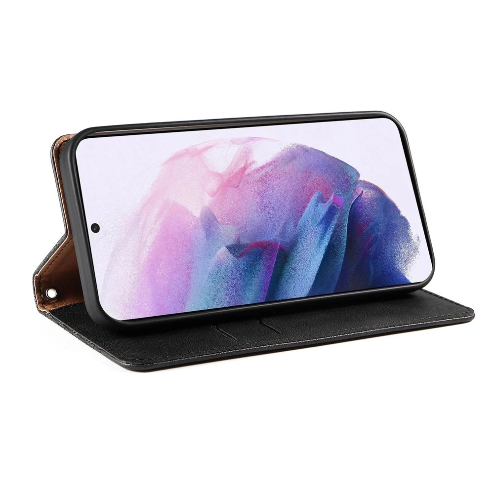 Hurtel Magnet Strap dėklas su dirželiu skirtas Samsung Galaxy S22 + (S22 Plus), juodas