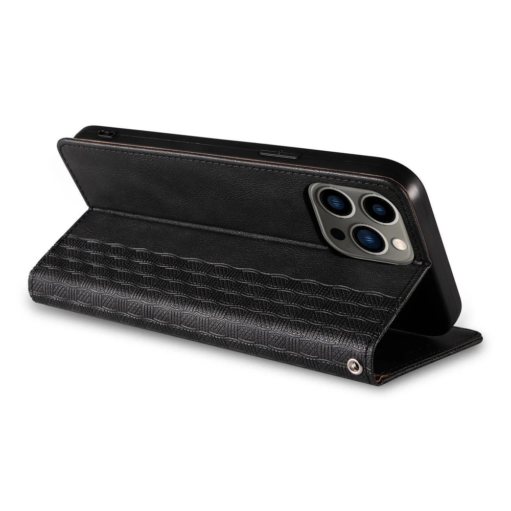 Hurtel Magnet Strap dėklas su dirželiu skirtas iPhone 14 Plus, juodas