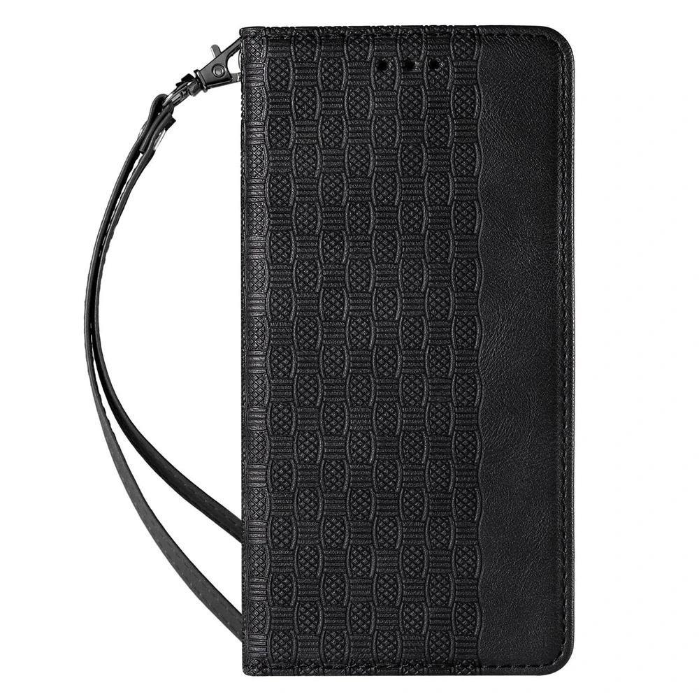 Hurtel Magnet Strap dėklas su dirželiu skirtas Samsung Galaxy S22 + (S22 Plus), juodas