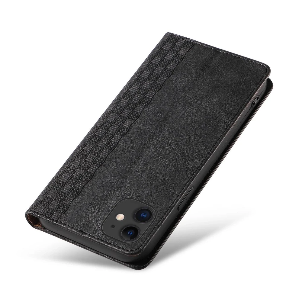 Hurtel Magnet Strap dėklas su dirželiu skirtas iPhone 13 mini, juodas