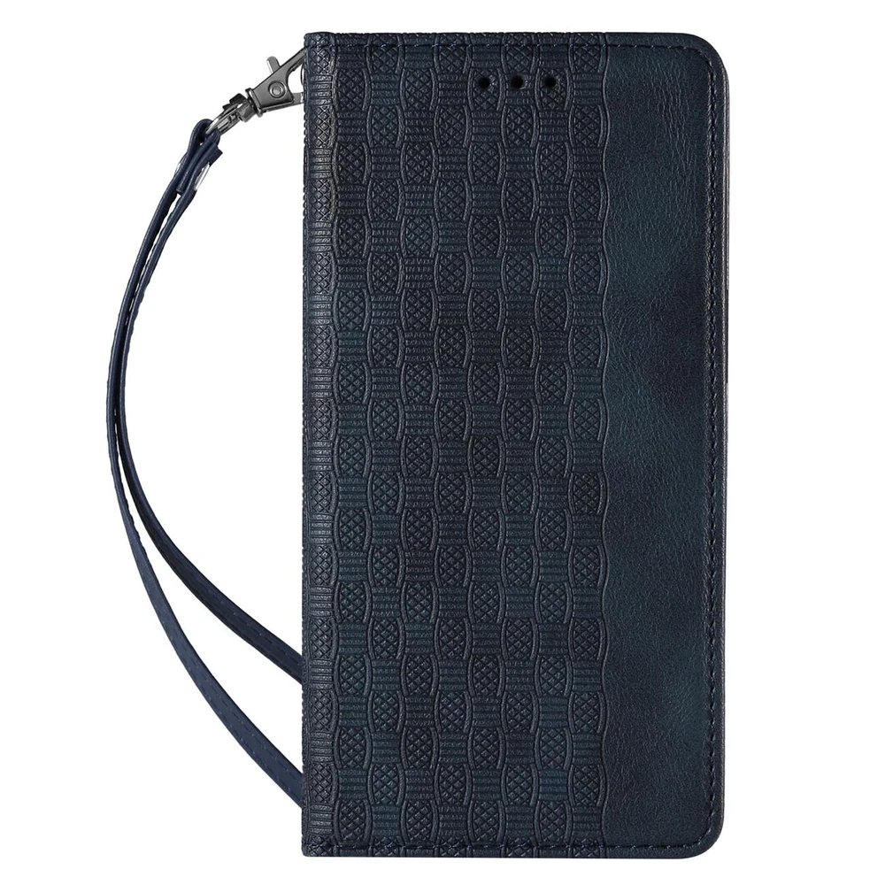 Hurtel Magnet Strap dėklas su dirželiu skirtas Samsung Galaxy S22 + (S22 Plus), mėlynas