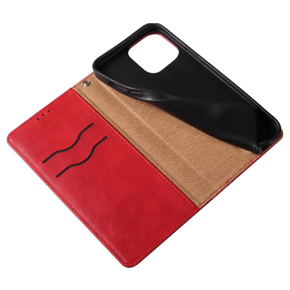 Hurtel Magnet Strap dėklas su dirželiu skirtas iPhone 14 Pro Max, raudonas