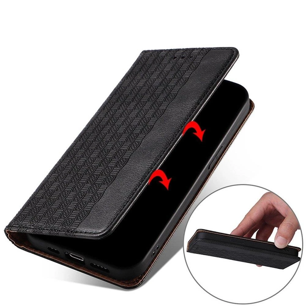 Hurtel Magnet Strap dėklas su dirželiu skirtas Xiaomi Redmi Note 11 Pro, juodas