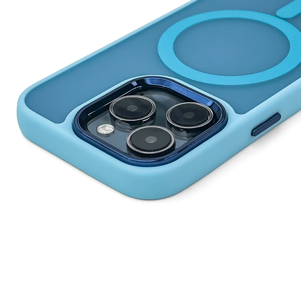 Hurtel Magnetic Collection MagSafe case Apple iPhone 16 Pro Max – light dėklas telefonui mėlynos spalvos