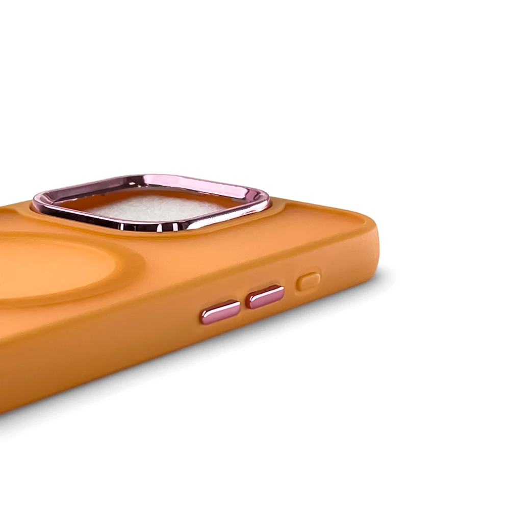 Hurtel Magnetic Collection MagSafe Apple iPhone 16 – dėklas telefonui oranžinės spalvos
