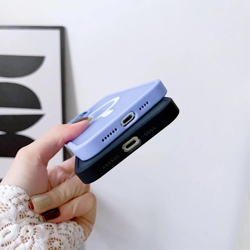 Hurtel Magnetic Color Matte Apple iPhone 15 Pro - dėklas telefonui rožinės spalvos