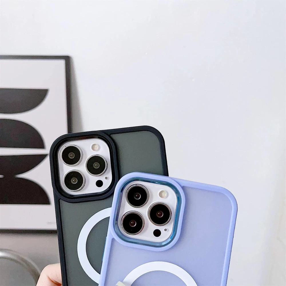 Hurtel Magnetic Color Matte Apple iPhone 15 Pro - dėklas telefonui rožinės spalvos