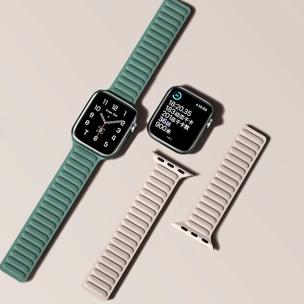 Hurtel Magnetic apyrankė Magnetic apyrankė Bracelet for Apple Watch 38/40mm – juodos spalvos