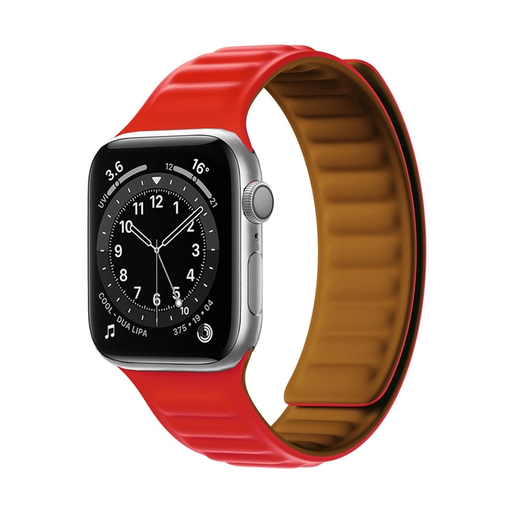 Hurtel Magnetic apyrankė Magnetic apyrankė Bracelet for Apple Watch 38/40mm – Raudona