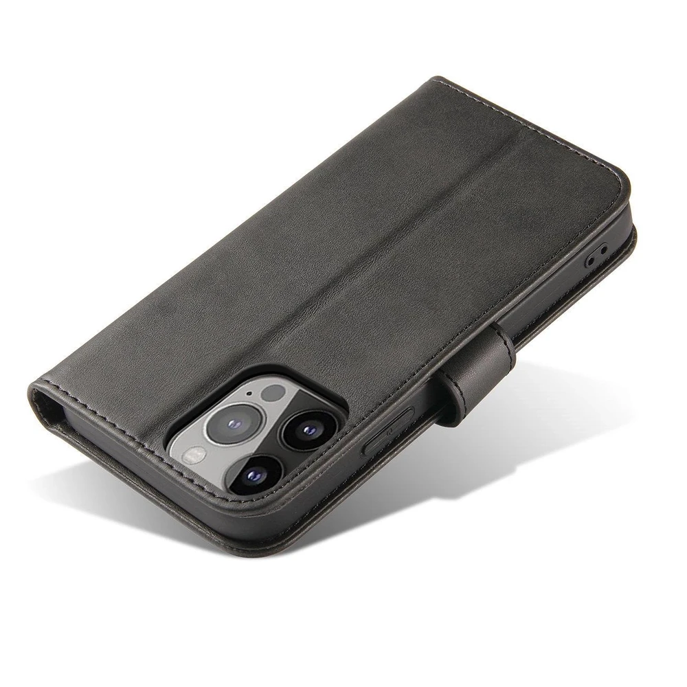 Hurtel Magnet Huawei Nova 12 atverčiamas ir wallet – dėklas telefonui juodos spalvos