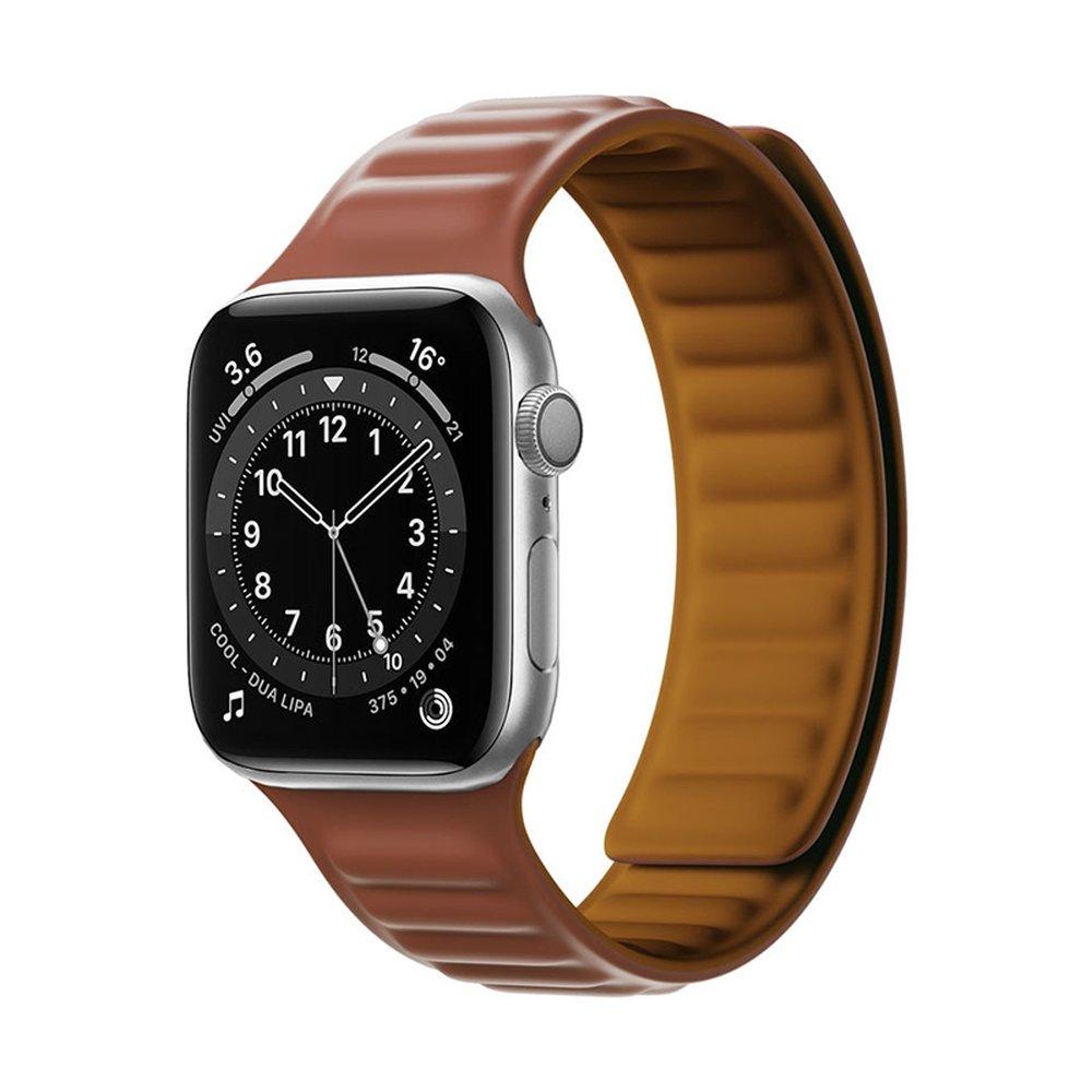 Hurtel Magnetic apyrankė Magnetic apyrankė Bracelet for Apple Watch 38/40mm – rudos spalvos