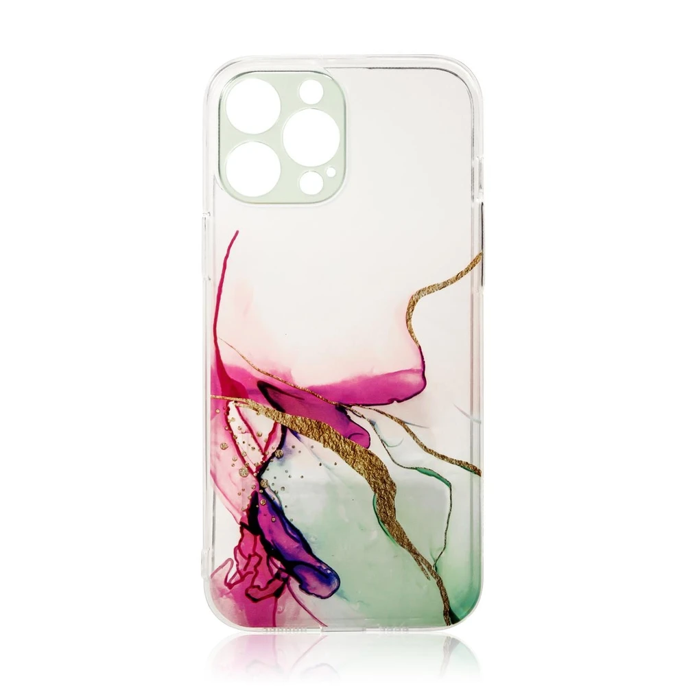 Hurtel Marble dėklas skirtas iPhone 12 Pro, mėtų