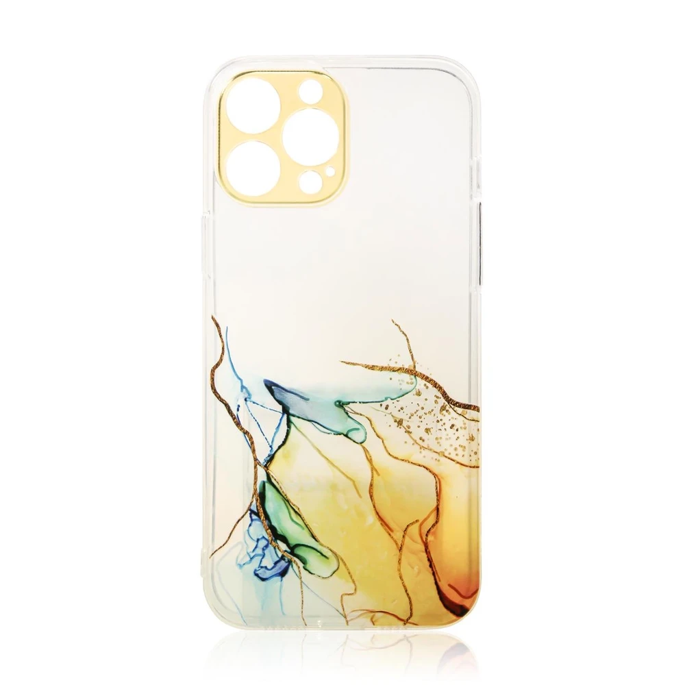 Hurtel Marble dėklas skirtas Xiaomi Redmi Note 11, oranžinis