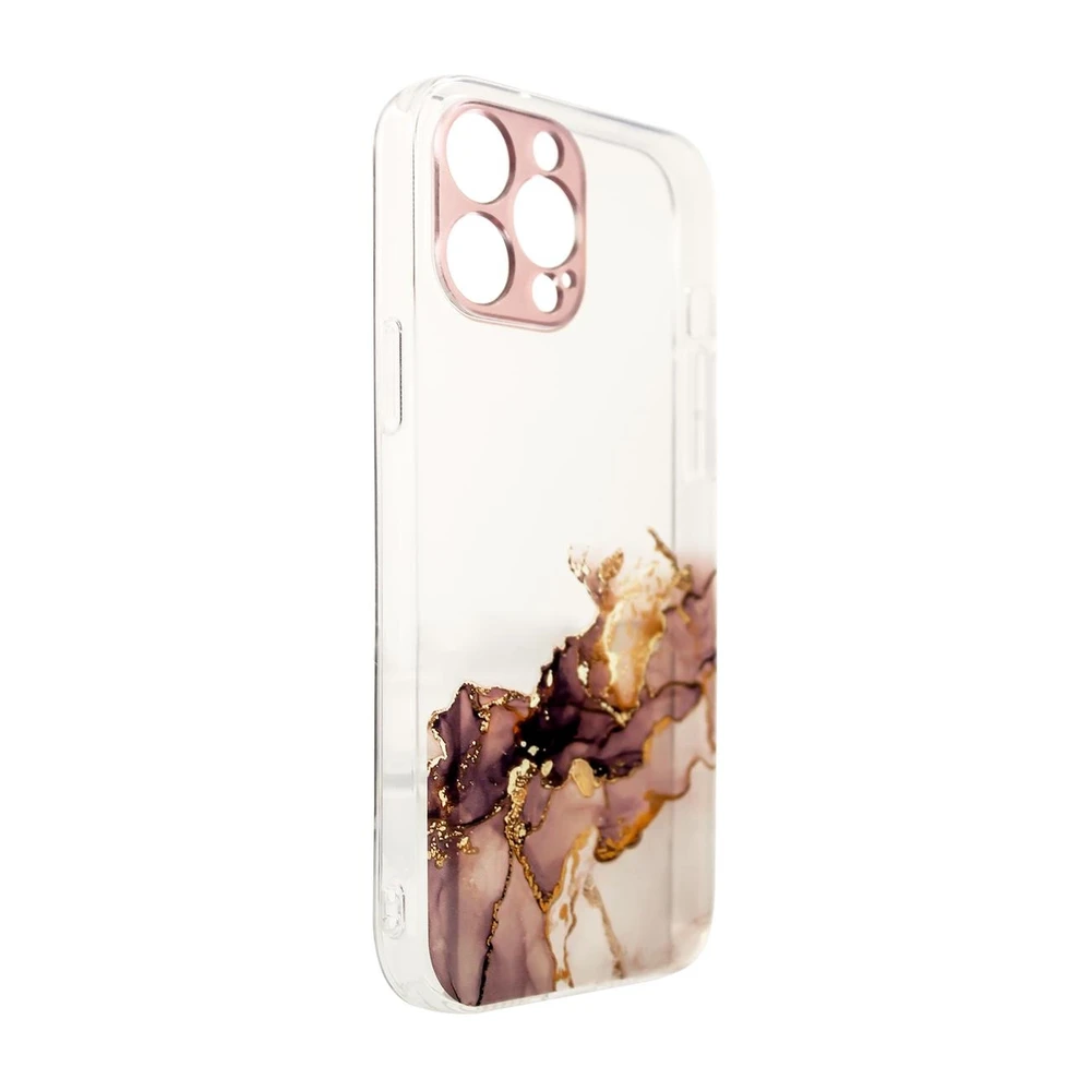 Hurtel Marble dėklas skirtas Xiaomi Redmi Note 11 Pro, rudas