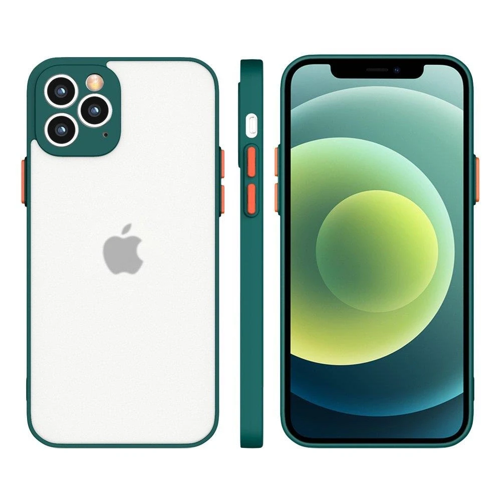 Hurtel Milky silikoninis dėklas skirtas Samsung Galaxy S21+ 5G (S21 Plus 5G), tamsiai žalias