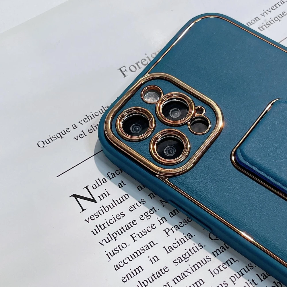 Hurtel New Kickstand dėklas skirtas iPhone 13 Pro Max, mėlynas