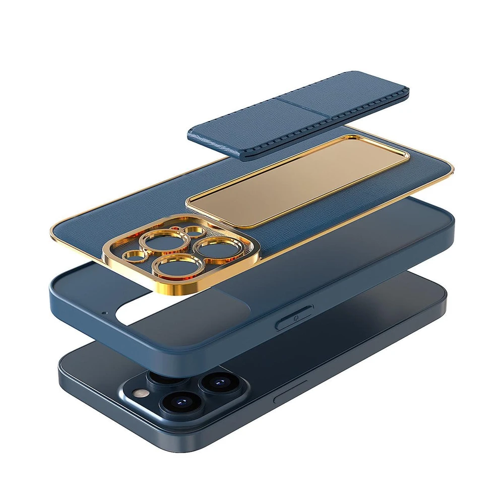 Hurtel New Kickstand dėklas skirtas iPhone 13 Pro Max, mėlynas