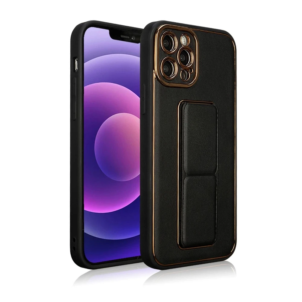 Hurtel New Kickstand dėklas skirtas iPhone 13 Pro Max, juodas